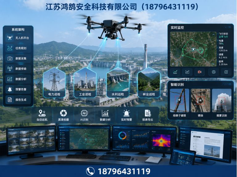 广安无人机巡检系统展示图